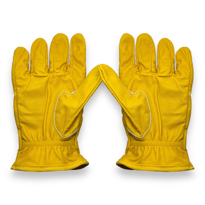 Guantes G2 de piel amarillo con protección suave