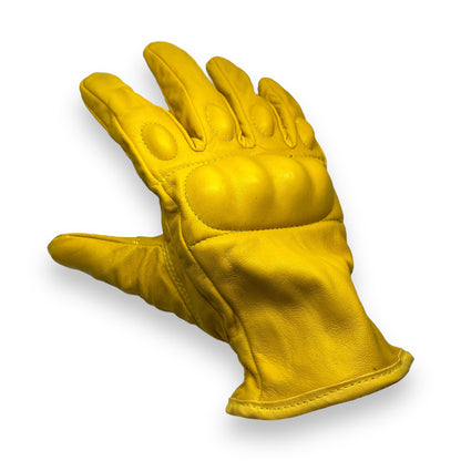 Guantes G2 de piel amarillo con protección suave