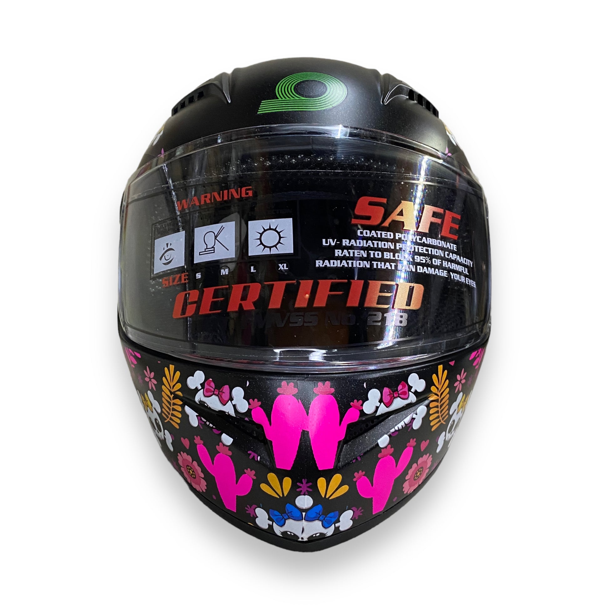 CASCO INFANTIL GHIRA ROSA-CALAVERA S - ReadytoRide, taller de motocicletas  y tienda