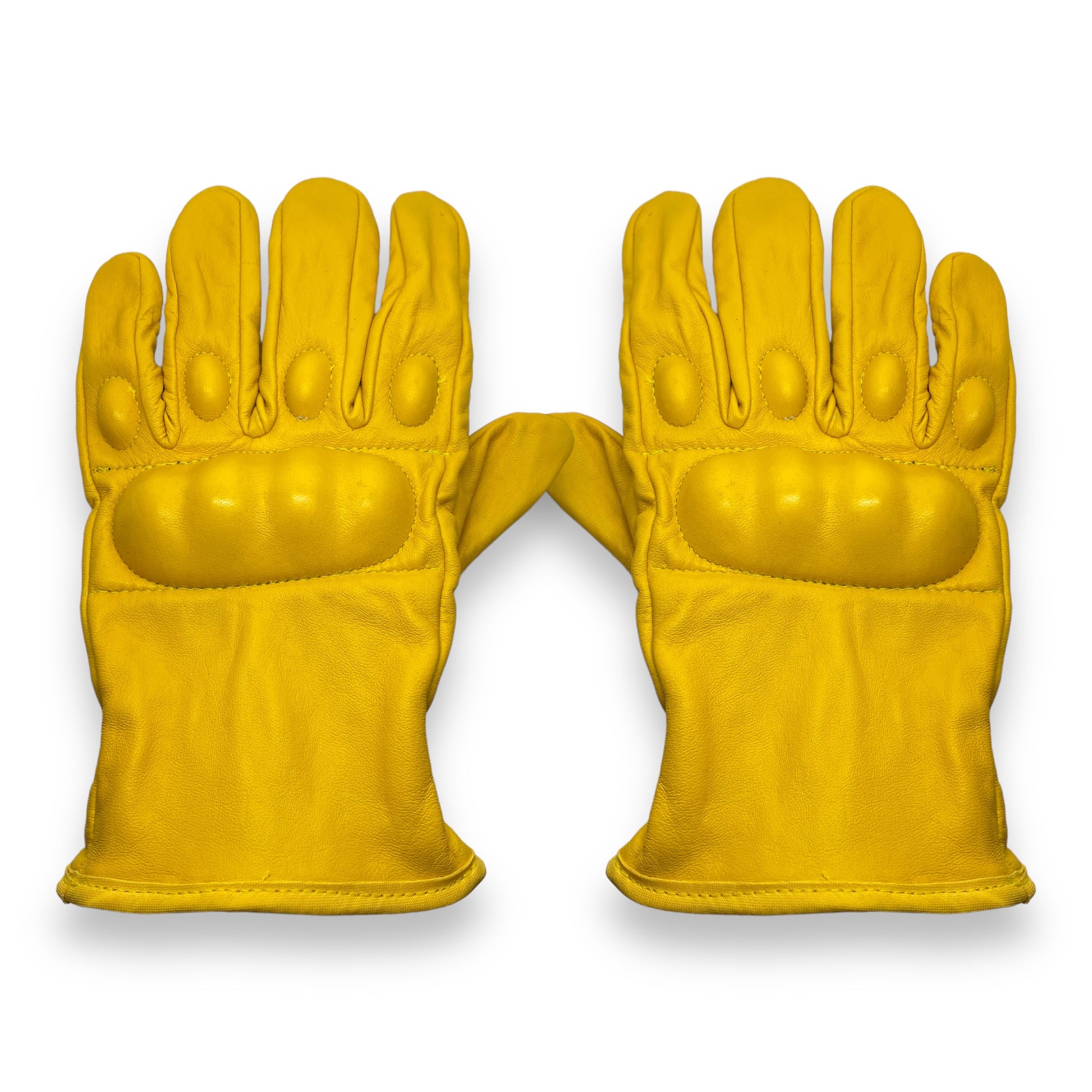 Guantes G2 de piel amarillo con protección suave