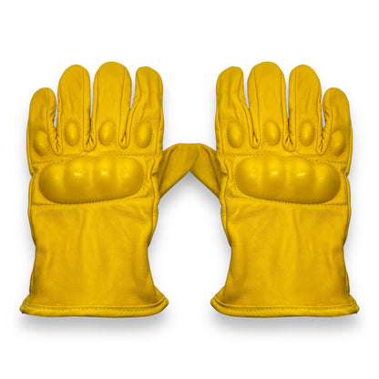 Guantes G2 de piel amarillo con protección suave