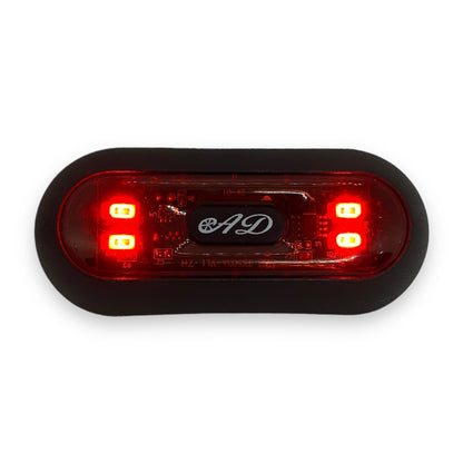 Luz estrobo LED recargable para casco