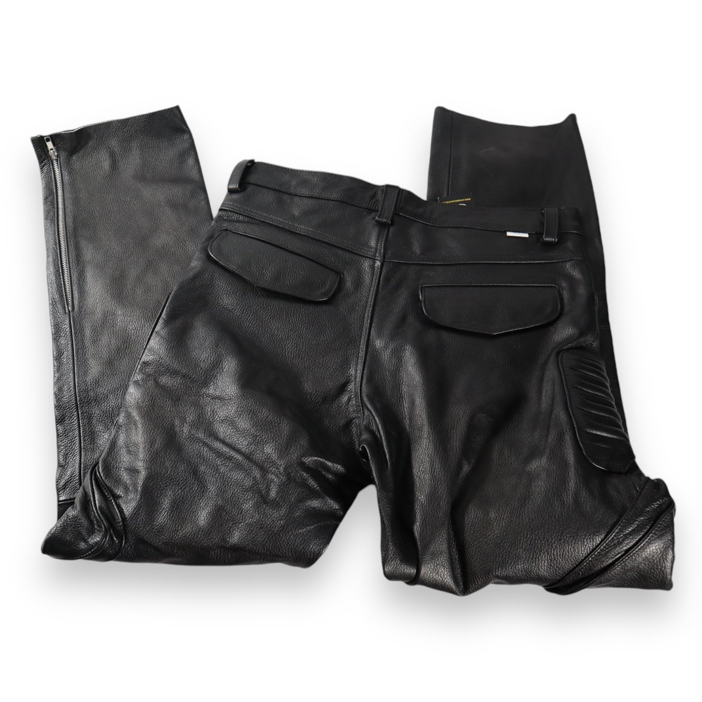 Pantalón de piel para motociclista