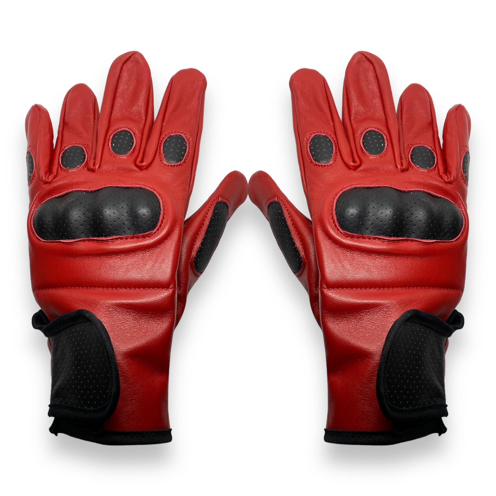 Guantes G2 de piel rojos con protección suave