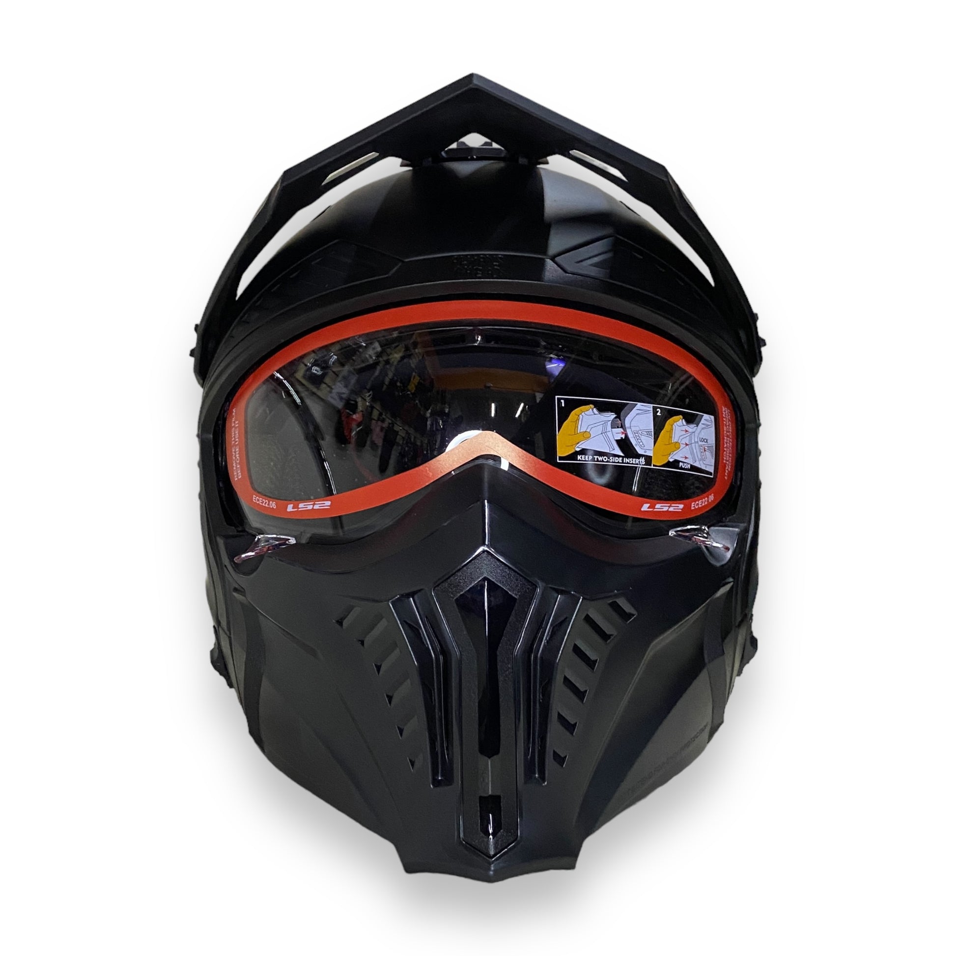 Casco Modular LS2 Drifter Solid negro mate