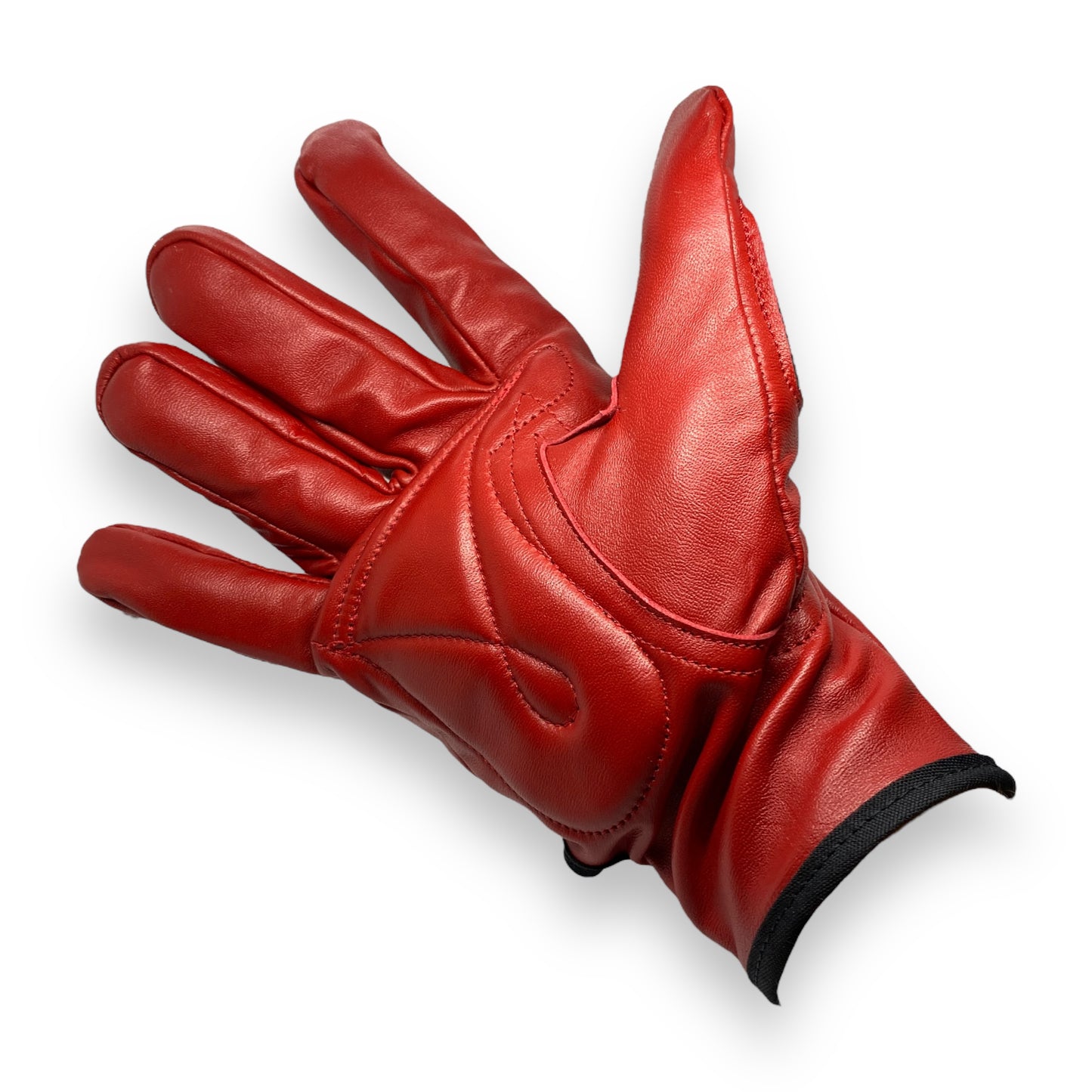 Guantes G2 de piel rojos con protección suave