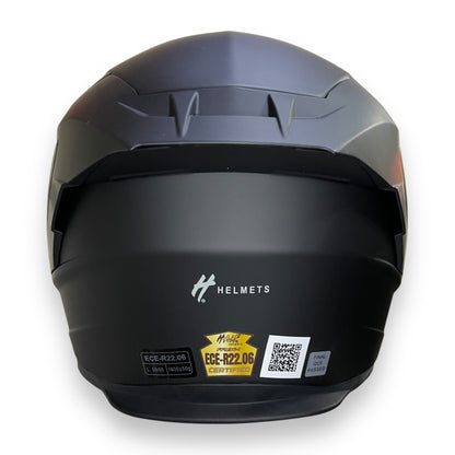 Casco cerrado HAFL Viper negro mate