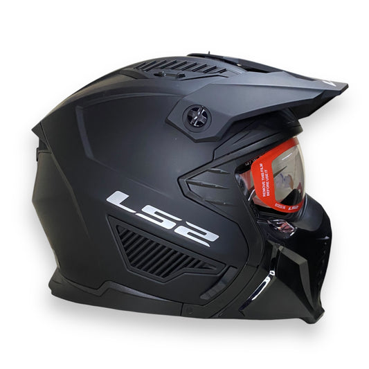 Casco Modular LS2 Drifter Solid negro mate