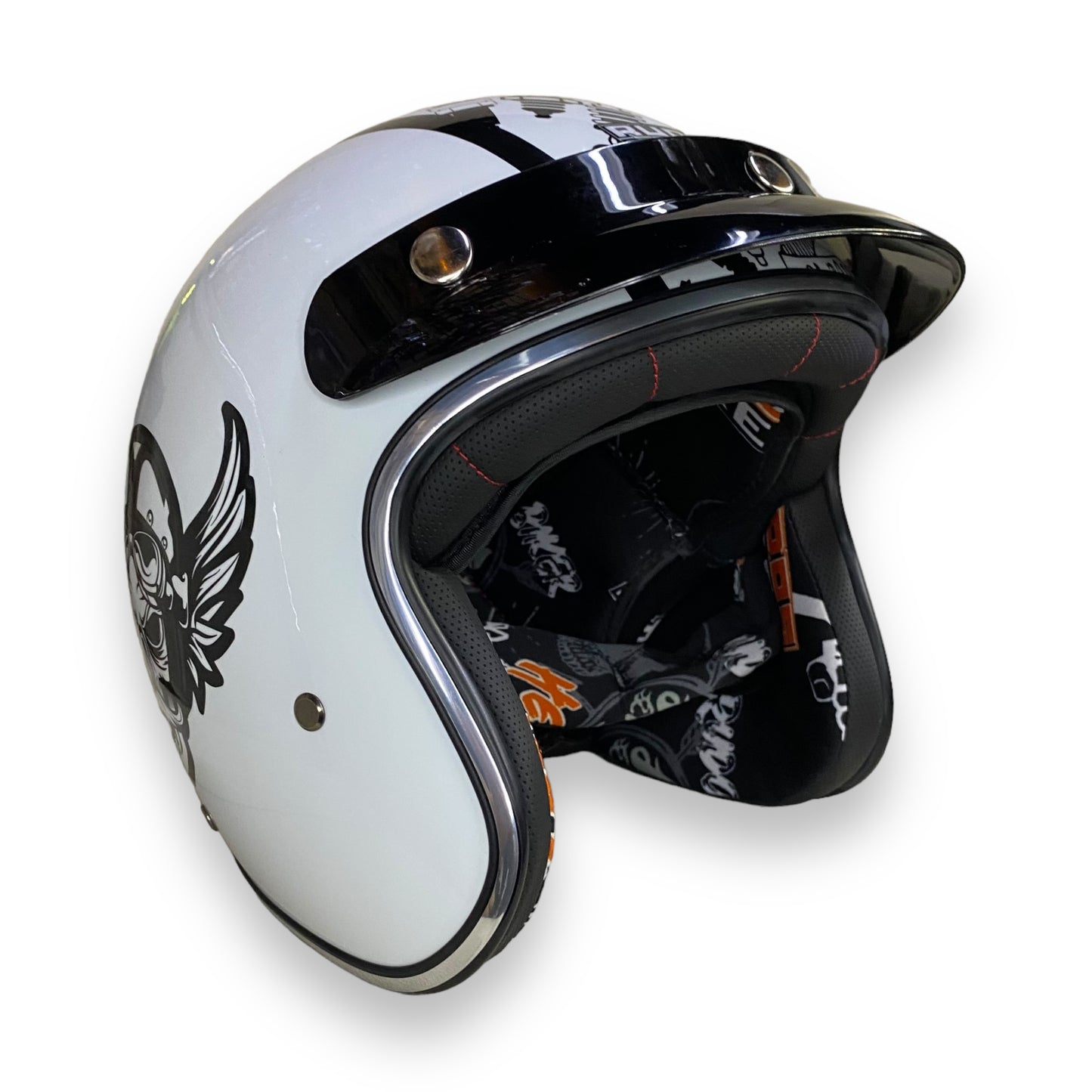 Casco 3/4 Rudo Wing Vintage