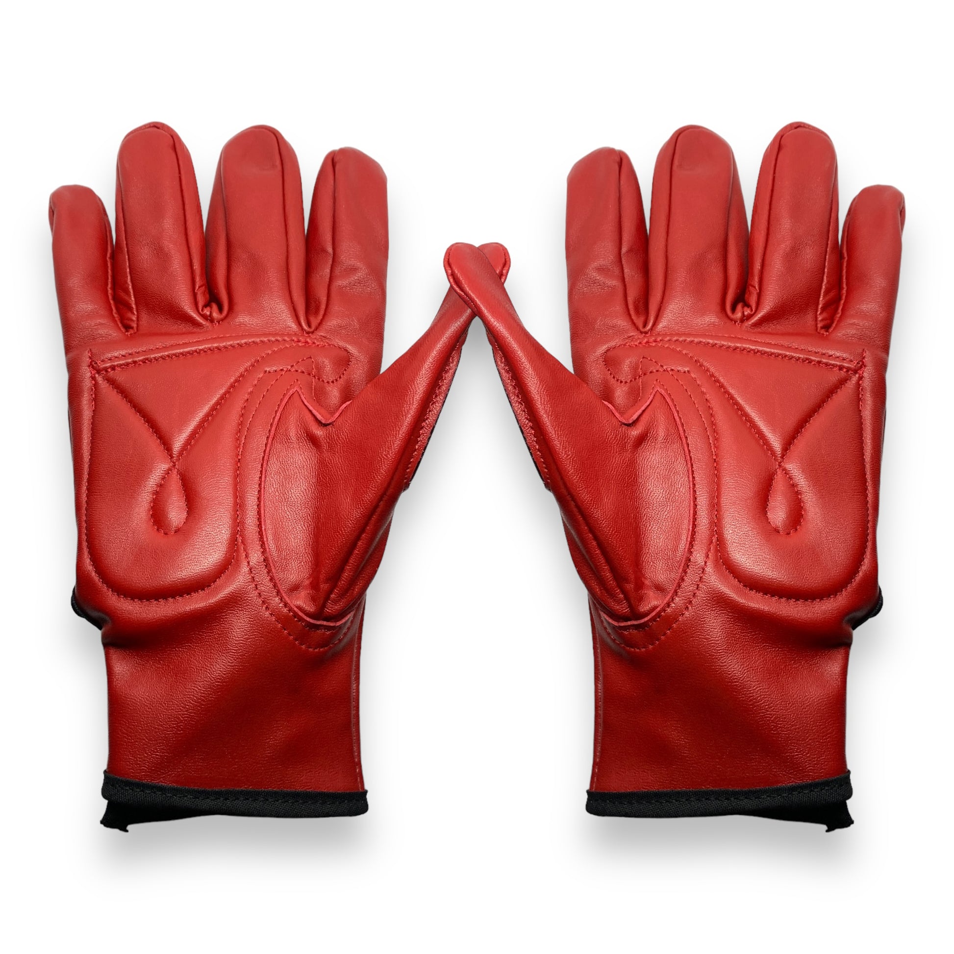 Guantes G2 de piel rojos con protección suave