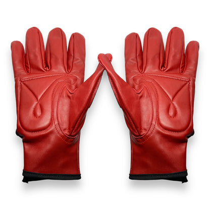 Guantes G2 de piel rojos con protección suave