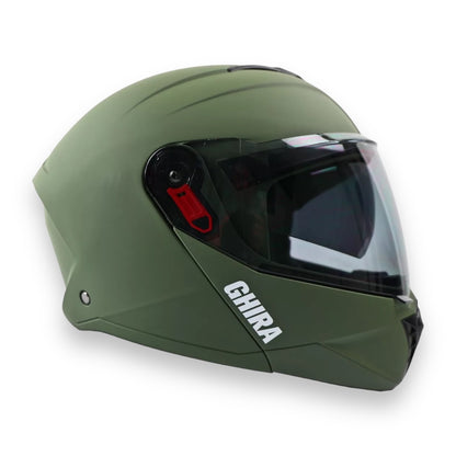 Casco abatible Ghira Pro Verde militar