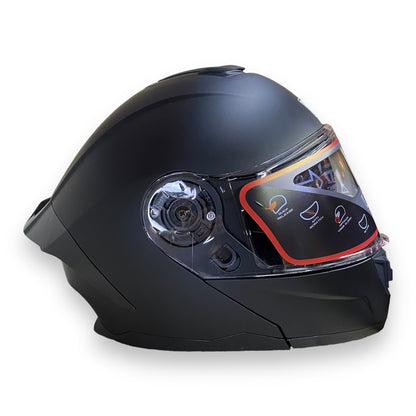 Casco abatible R7 Alfa negro mate