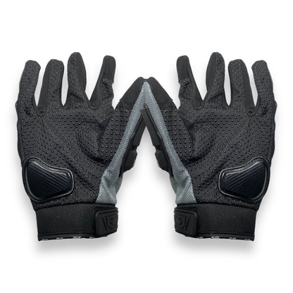 Guantes negros con gris R7 c/protección y limpiador de mica.