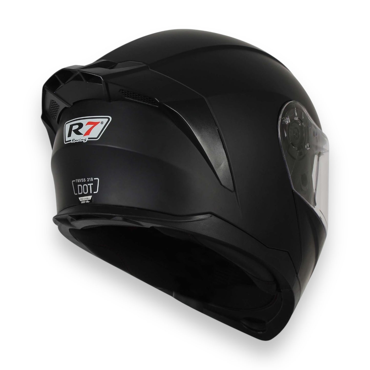 Casco abatible R7 Alfa negro mate