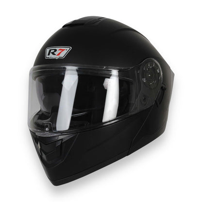 Casco abatible R7 Alfa negro mate