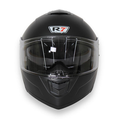 Casco abatible R7 Alfa negro mate