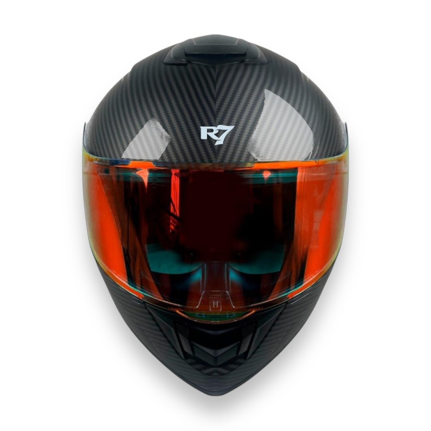 Casco abatible R7 Alfa Night Vision Fibra de Carbon