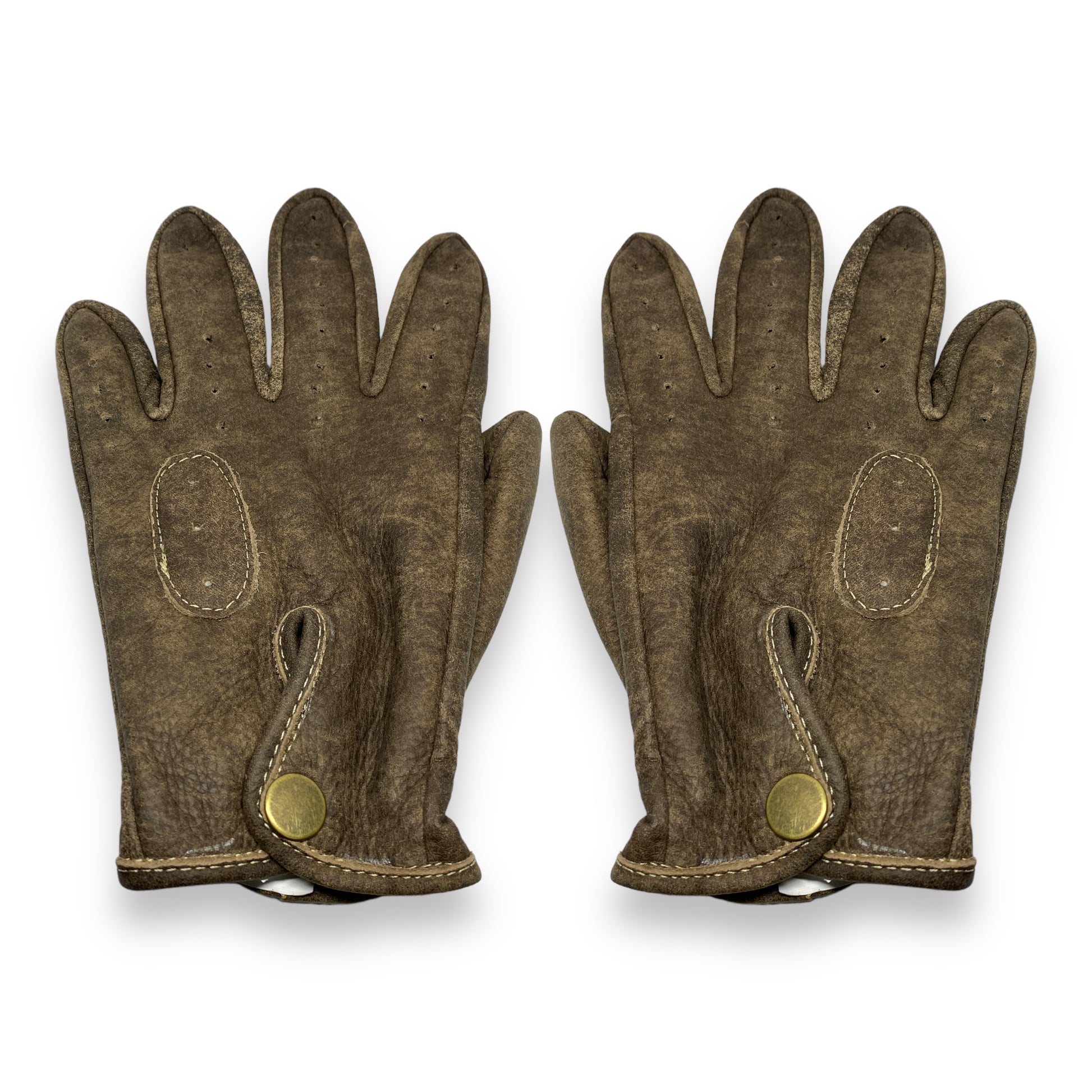 Guantes vintage de piel Nesquik