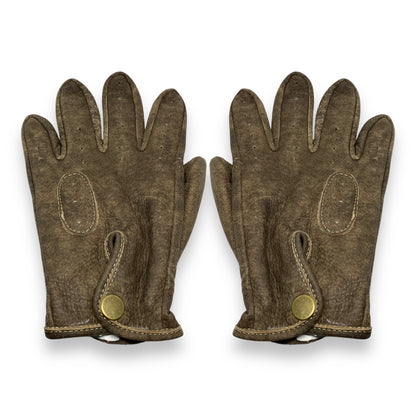 Guantes vintage de piel Nesquik