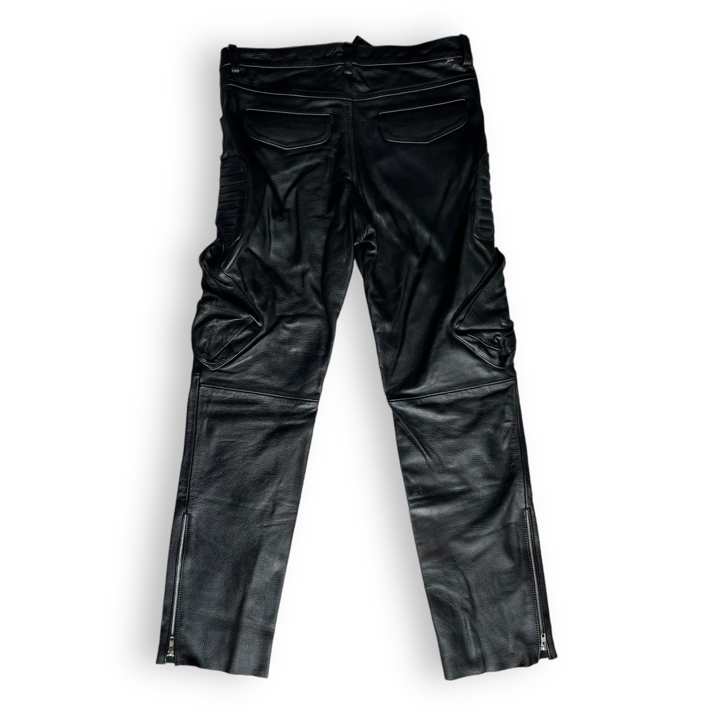 Pantalón de piel para motociclista