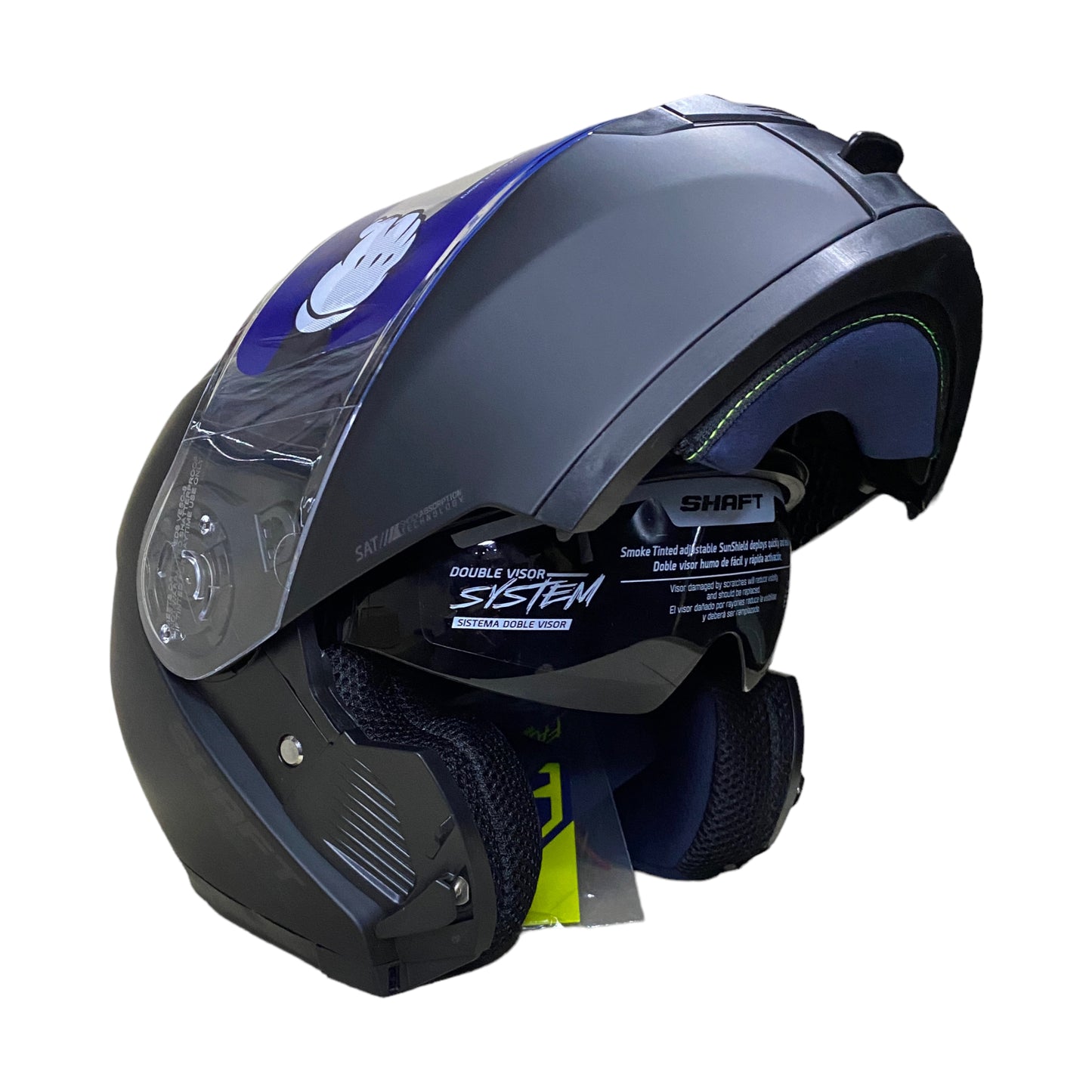 Casco abatible SHAFT SH3910 negro mate