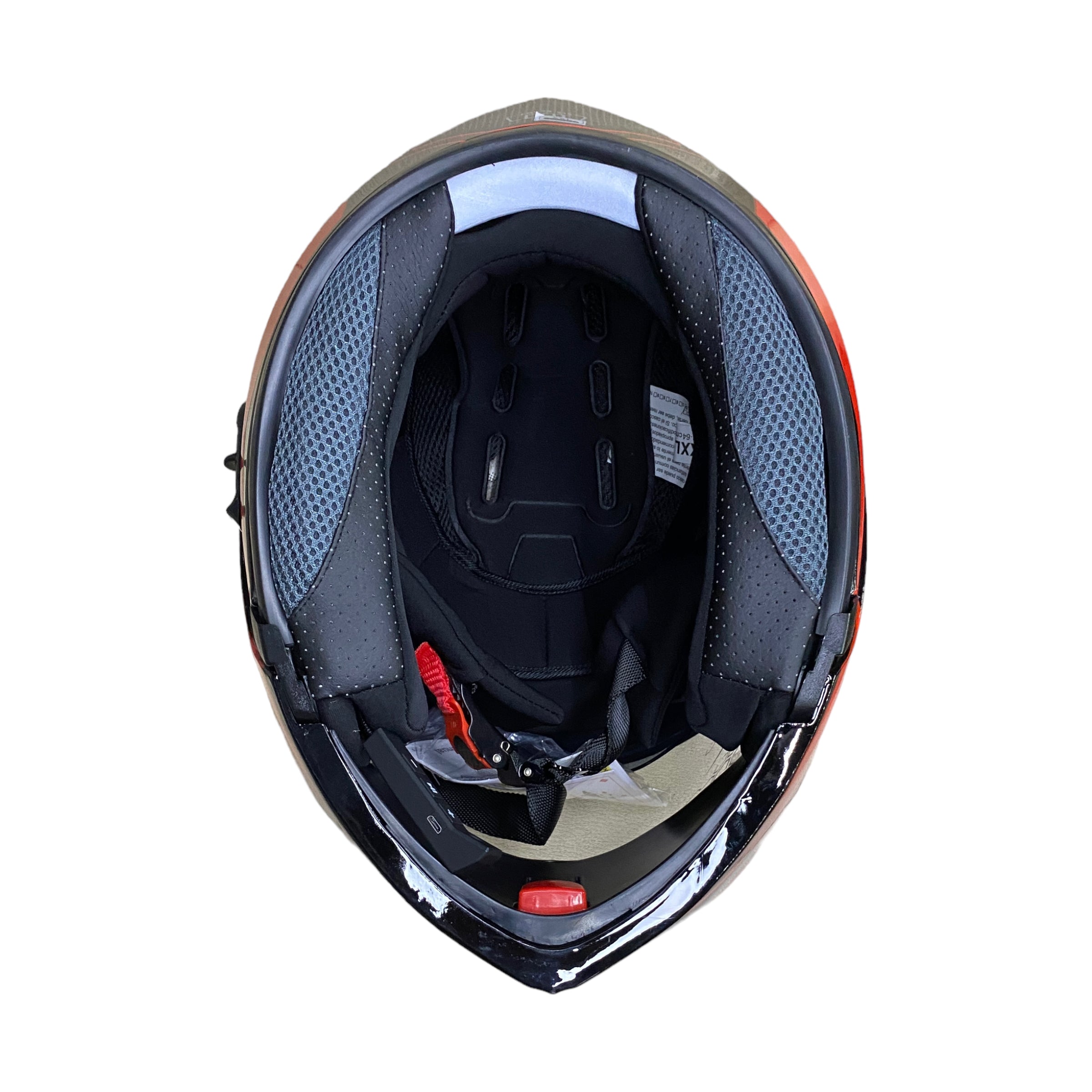 Casco abatible Roda Revenge Negro Rojo con Bluetooth manos libres