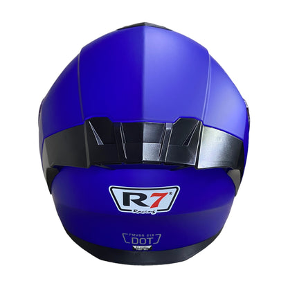 Casco abatible R7 Alfa Azul mate