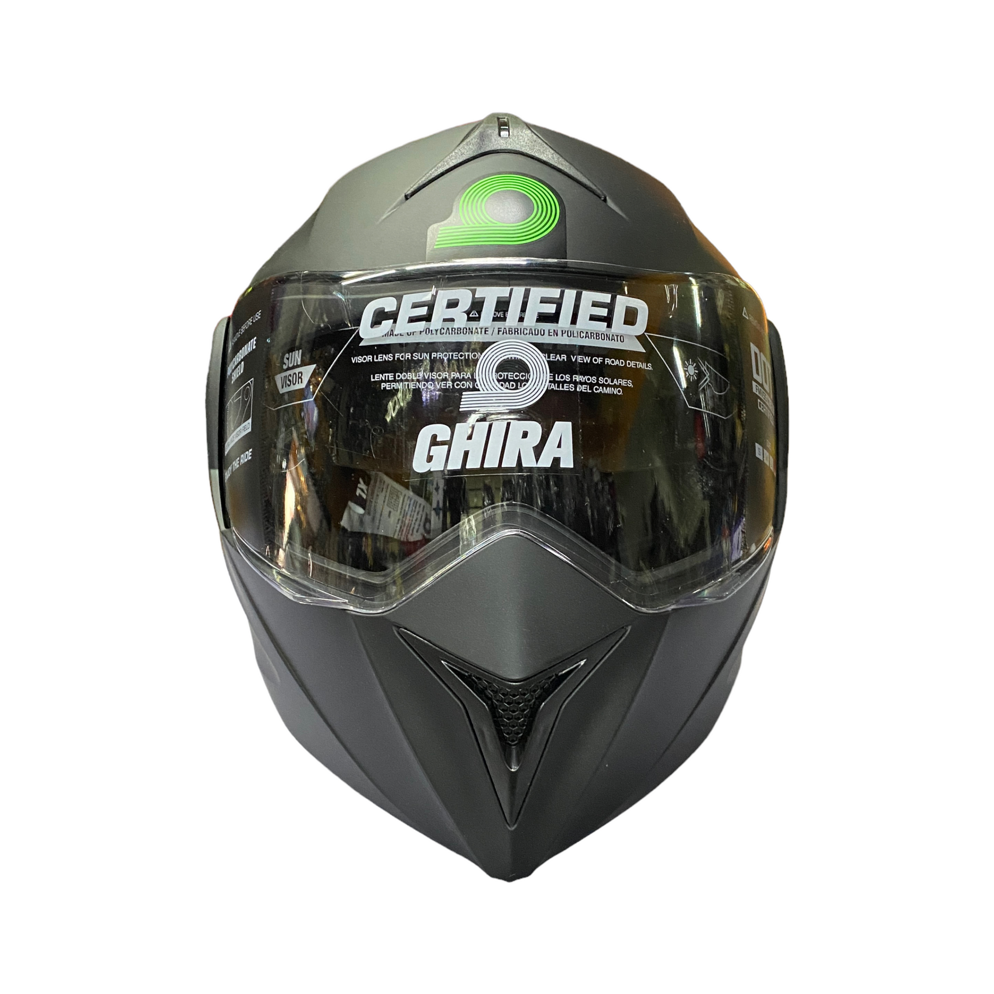 Casco abatible Ghira GH1000 Negro Mate