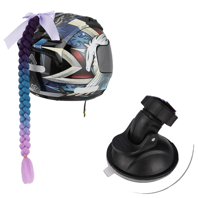 Trenza para casco