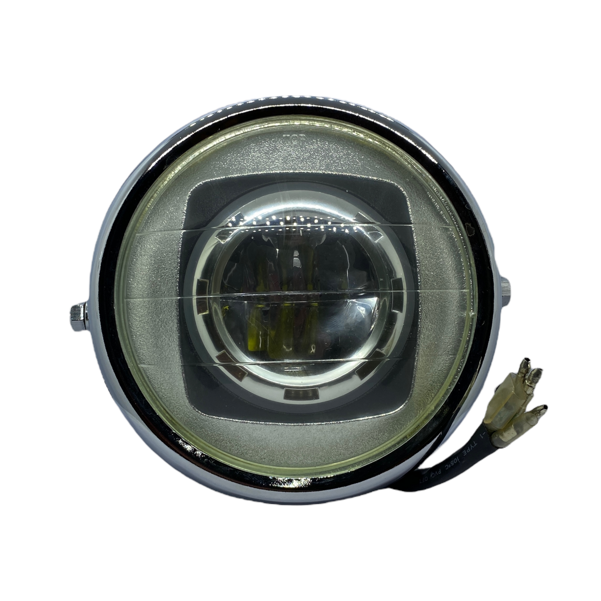 Faro delantero 5.75” LED cromado