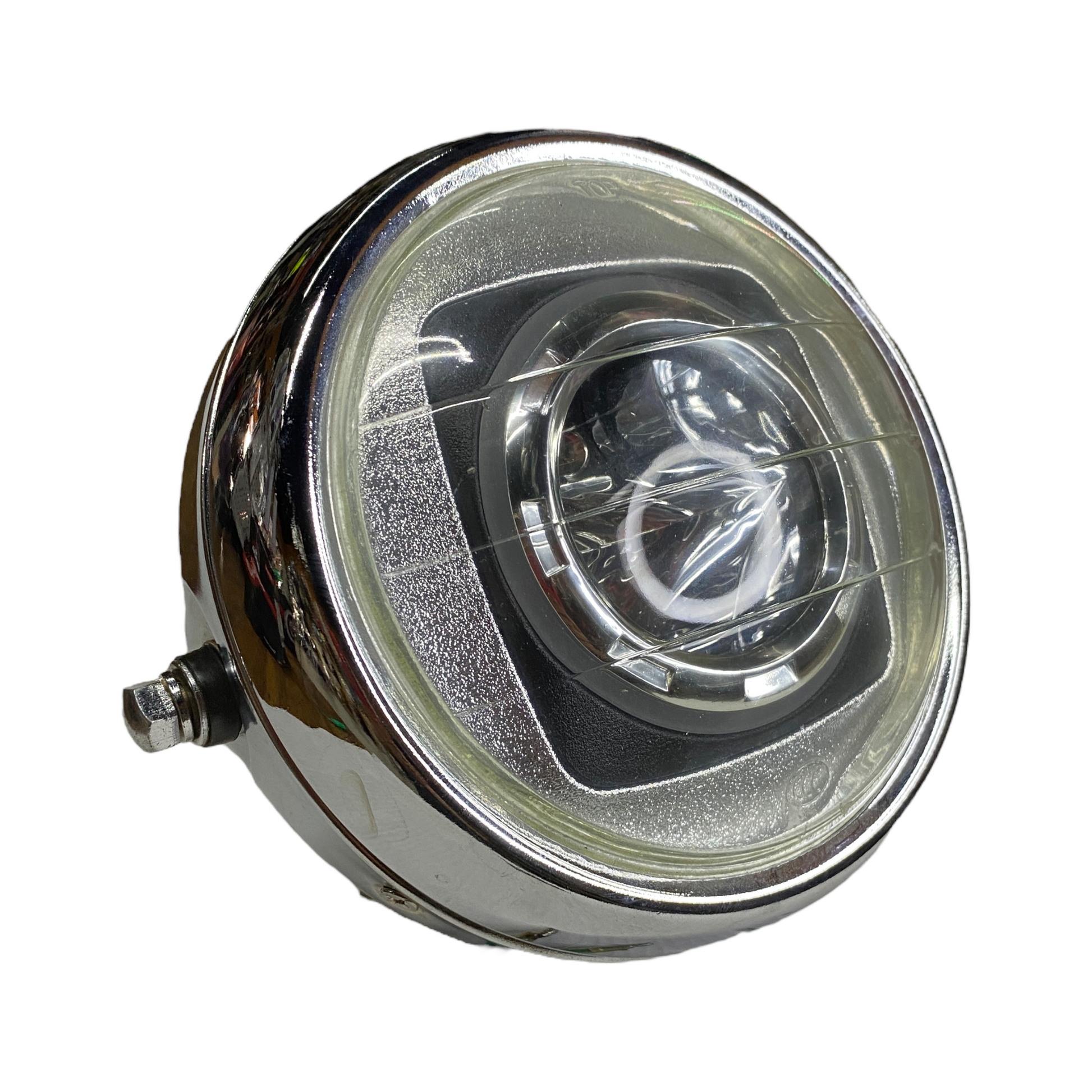 Faro delantero 5.75” LED cromado