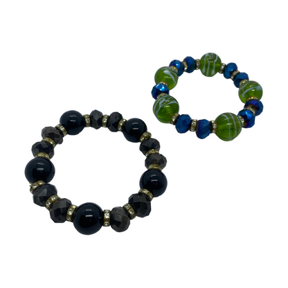 Pulsera cristales unisex