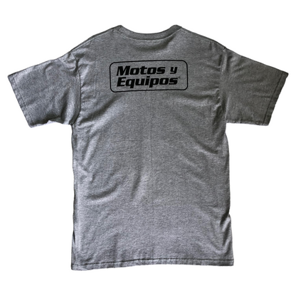 Playera gris de manga corta Motul