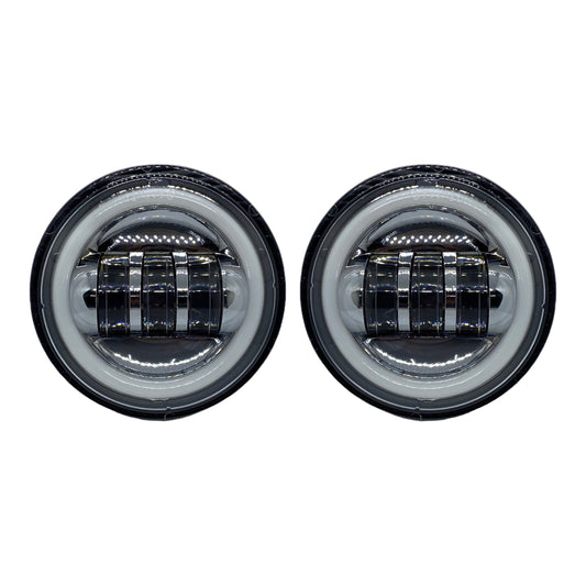 Faros auxiliares LED Daymaker 4.5” cromo