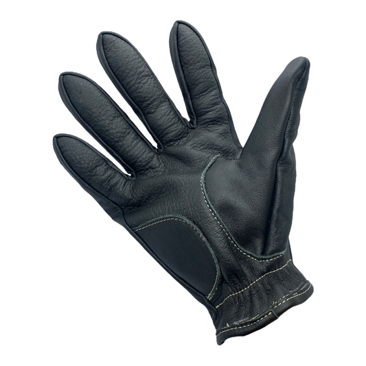 Guantes de piel vintage negros