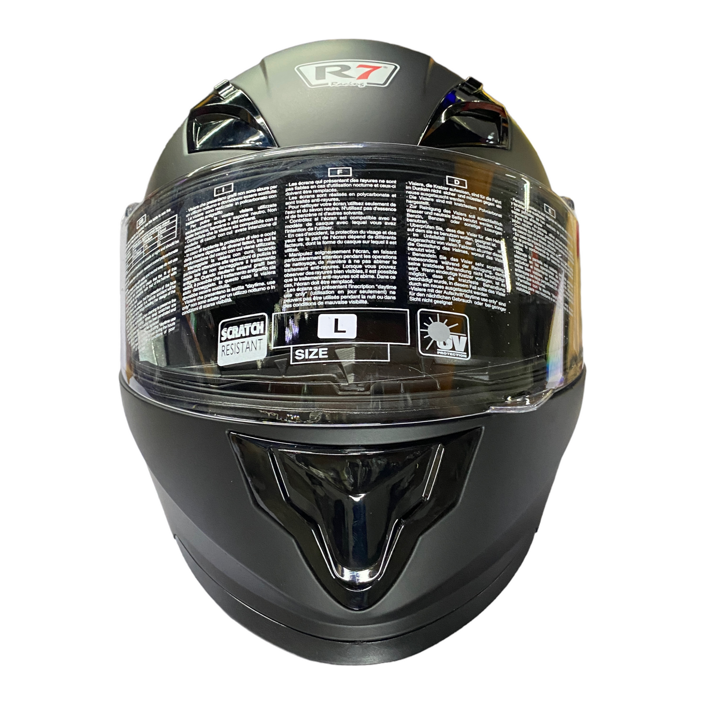 Casco abatible R7 Expert negro mate