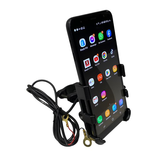 Porta celular metálico con cargador U-Shape