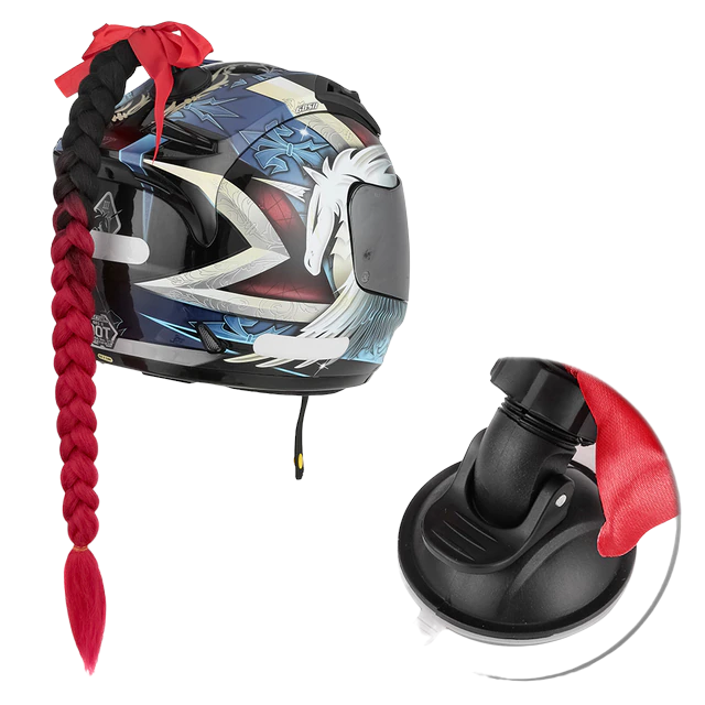 Trenza para casco