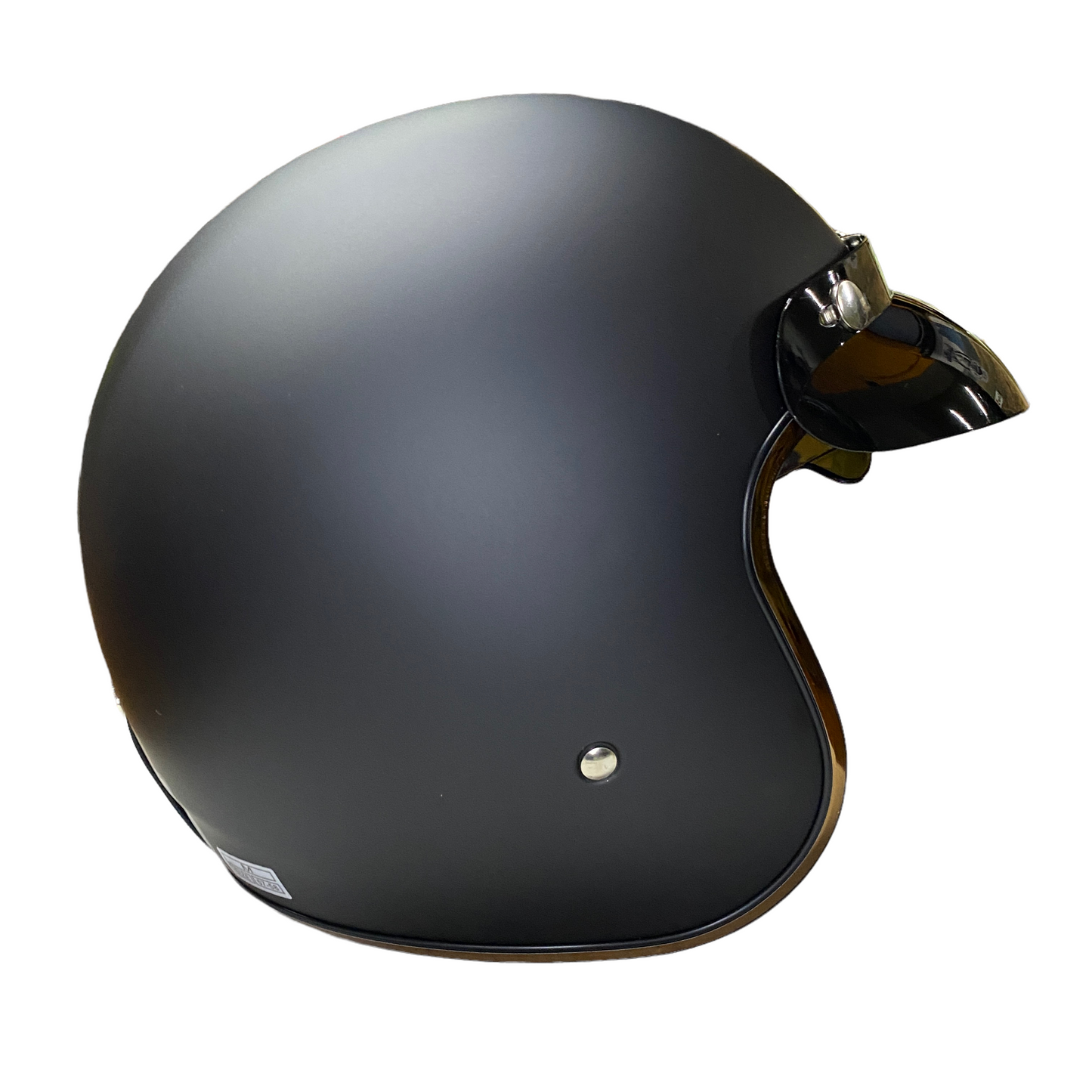 Casco 3/4 Iron racing negro mate IR-510