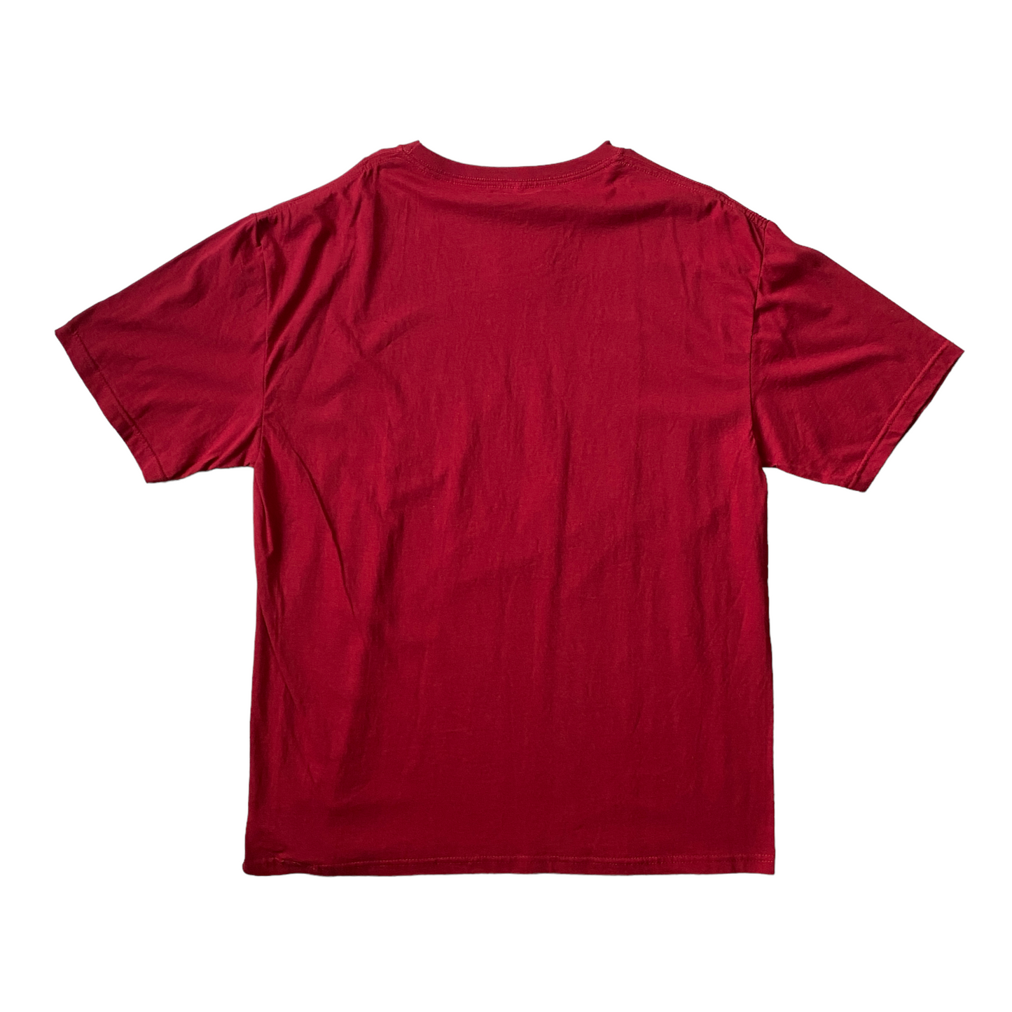 Playera roja de manga corta Hip-Hop