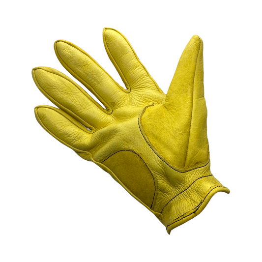 Guantes vintage de piel Yellow Cake