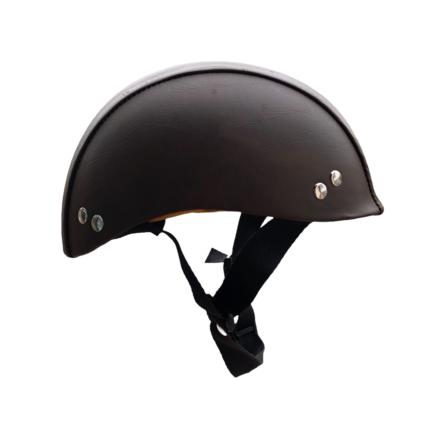 Casco chopper tipo cáscara de nuez