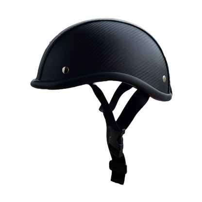 Casco chopper tipo cáscara de nuez