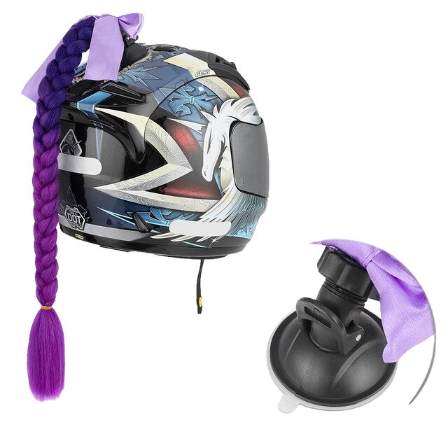 Trenza para casco