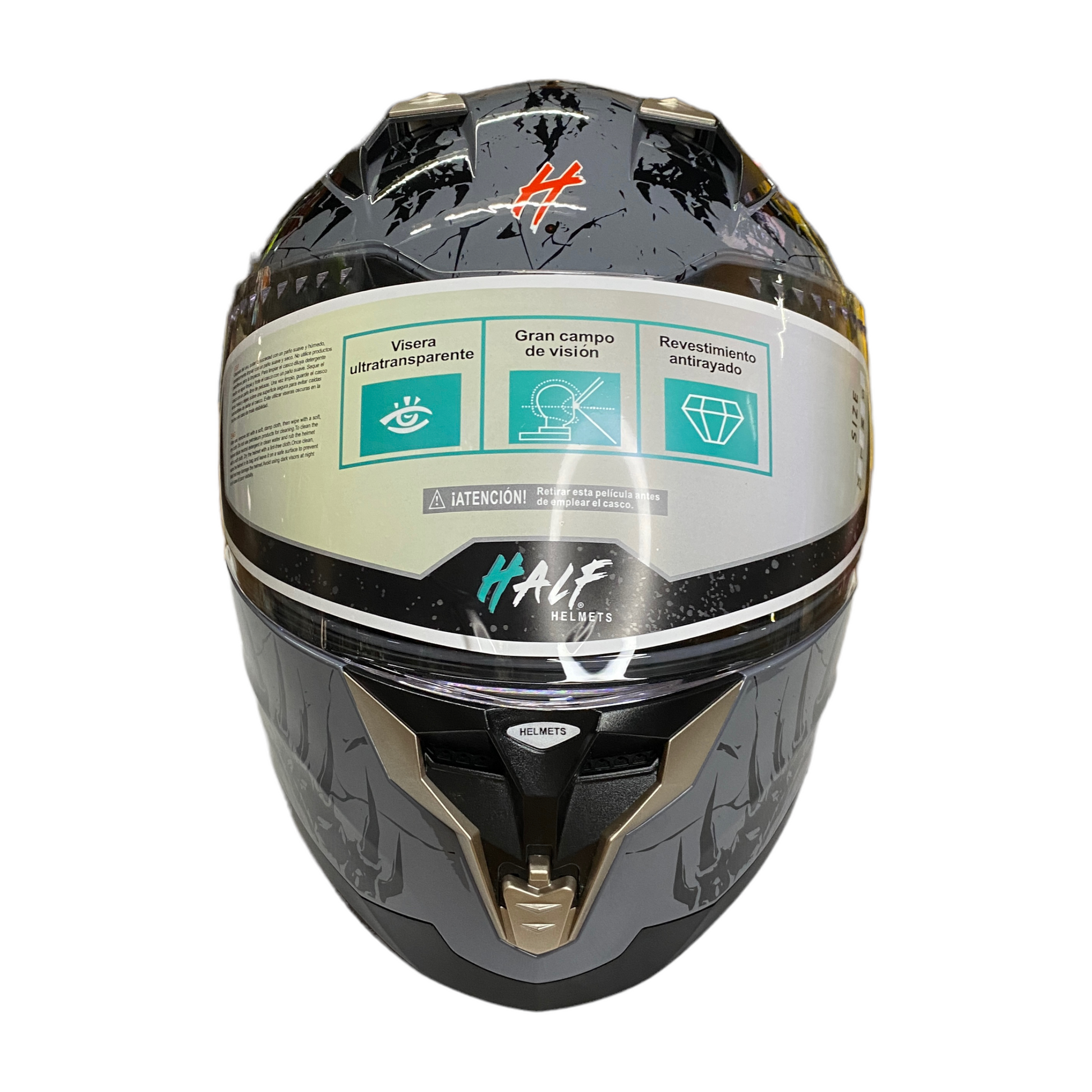 Casco discount half abatible