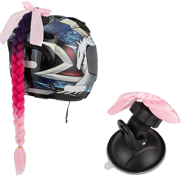 Cascos para moto online con trenzas