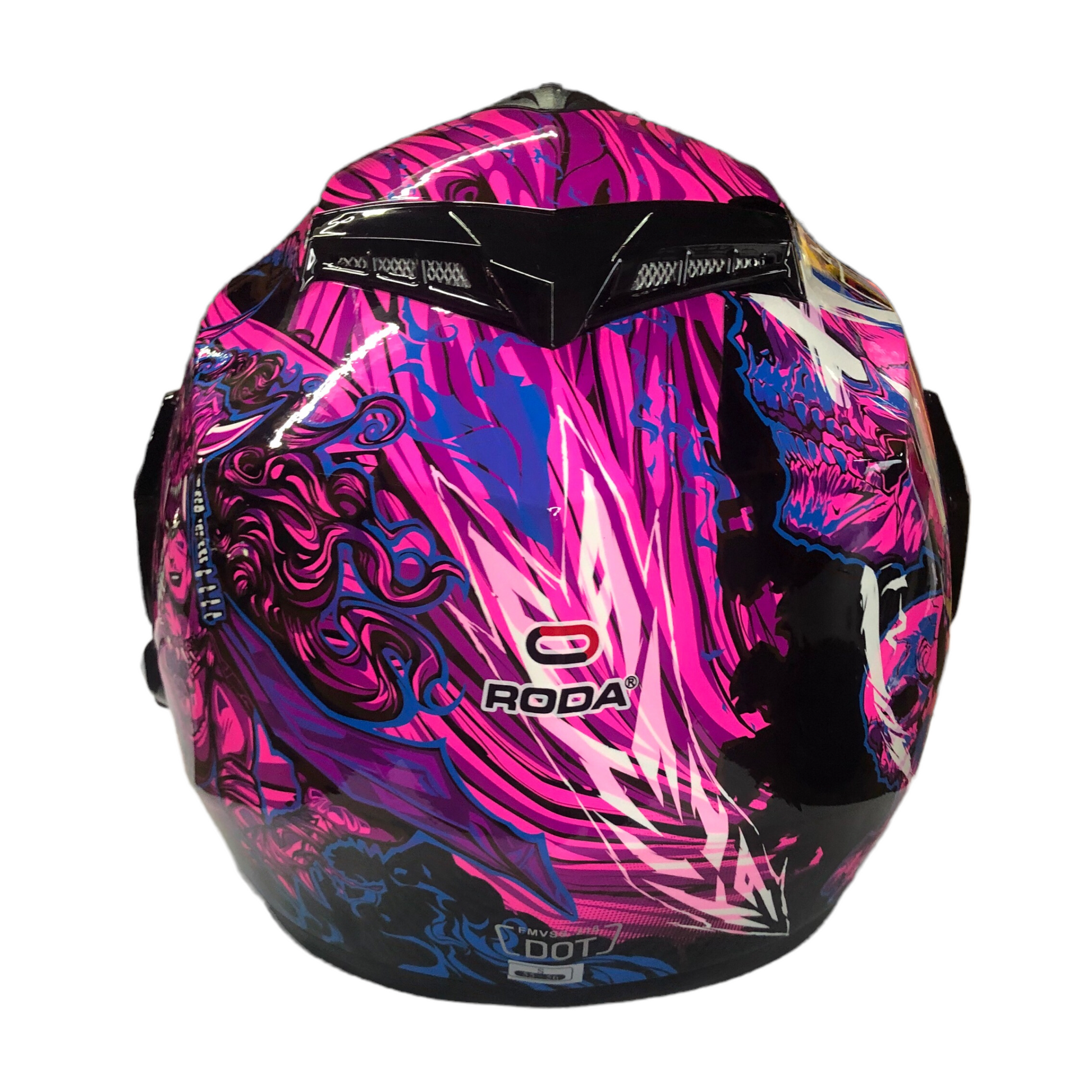 Casco abatible Roda Revenge Kombat rosa