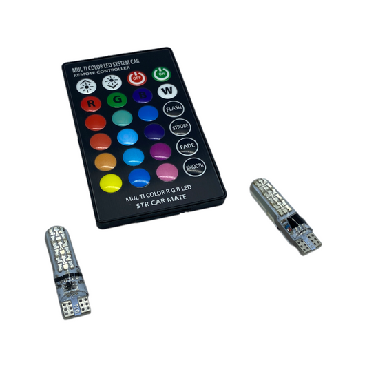 Foco LED pellizco RGB 12 colores