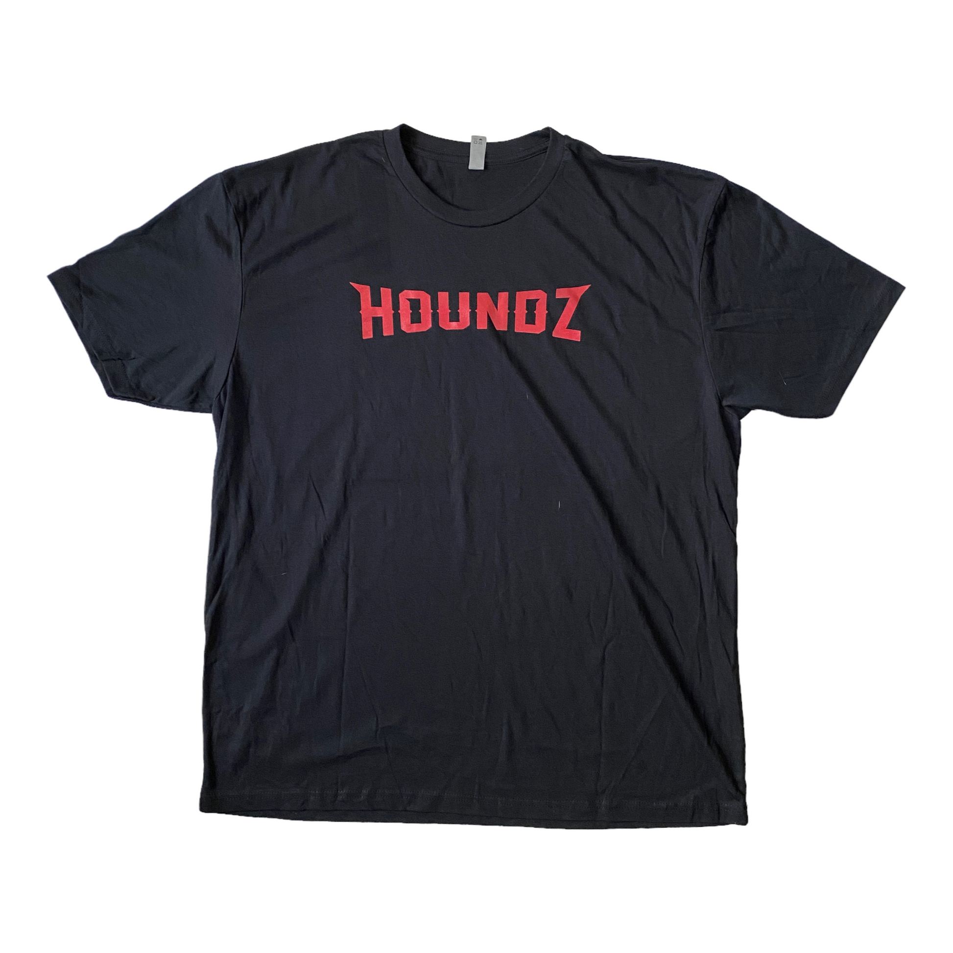 Playera negra de manga corta Houndz